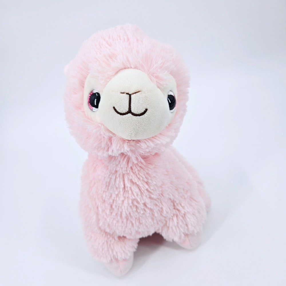 Warmies Pink Llama Microwavable Weighted Lavender Plush Stuffed Animal 11"
